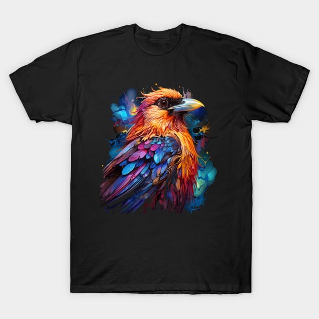 Crow Rainbow T-Shirt by JH Mart